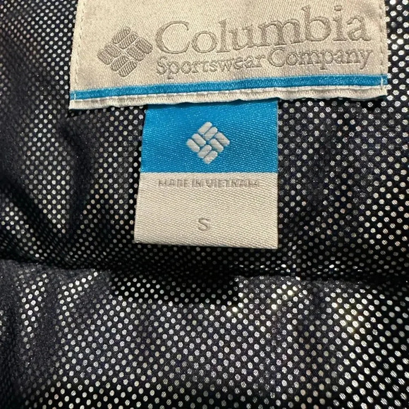 Size S Men’s Columbia Puffer Jacket In Blue - Picture 3 of 5